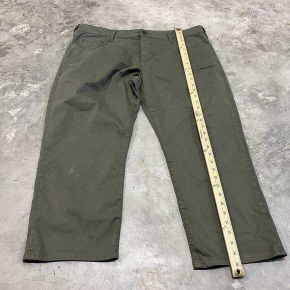 Mavi Matt Relaxed Straight Leg Pants Men's 40x26 Khaki Green - Picture 2 of 9